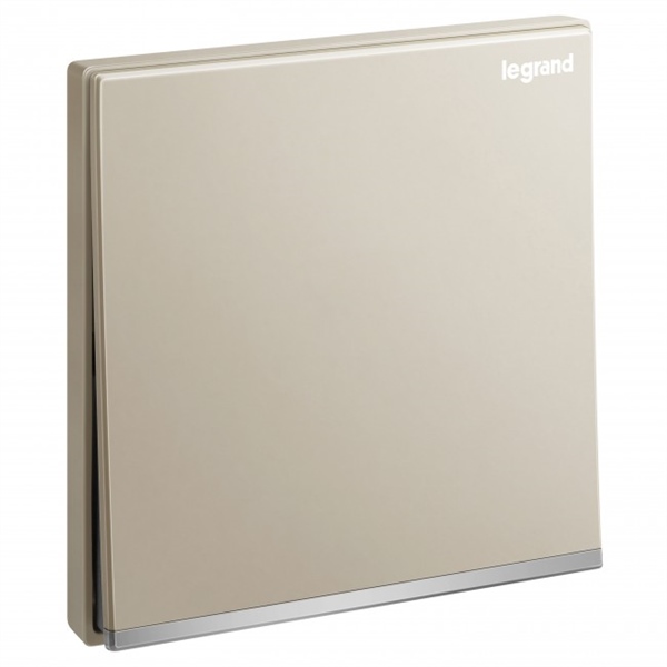 Công tắc đơn trung gian màu champage