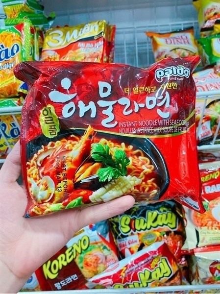 MI CAY HAI SAN PALDO FUN& YUM SEAFOOD FLAVOR GOI 120G