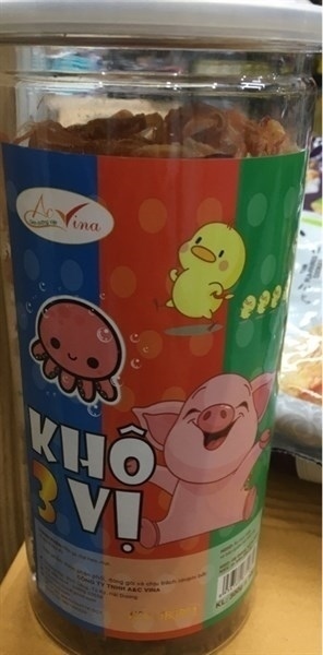 MIX KHÔ 3 VỊ AC VINA HỘP 300G