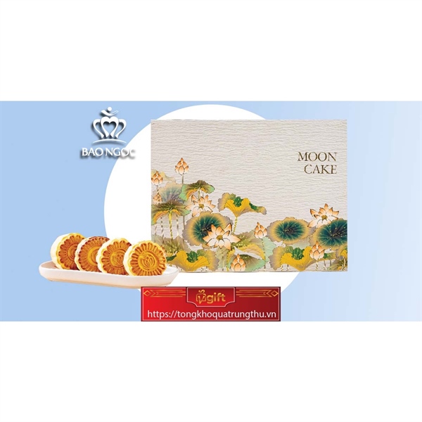 Bánh trung thu Bảo Ngọc - Hộp Thu Ngọc Như Nguyệt - MOONSTONE (BN.BCC6)