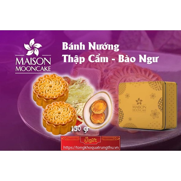 Bánh Trung Thu Mai Sơn Nướng Thập Cẩm - Bào Ngư (MS.HK12)