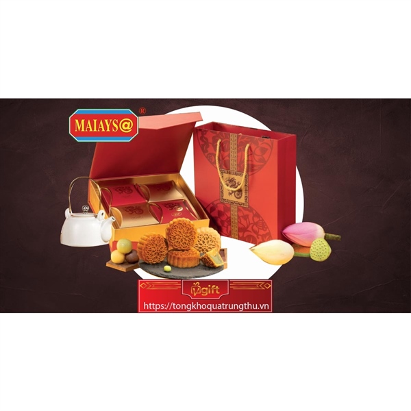 Bánh trung thu Maiays - Hộp Long Môn (ML.36)