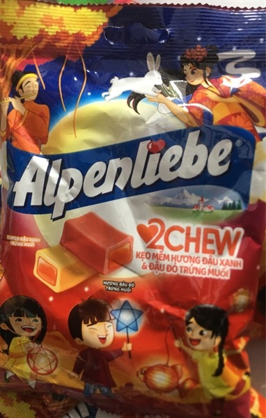 Kẹo alpenliebe hương đậu xanh