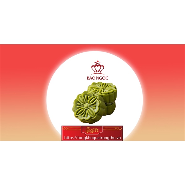 Bánh trung thu Bảo Ngọc - Bánh trung thu Nướng Trà Xanh - Matcha (BN.BN01)