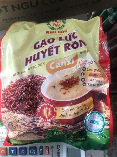 BỘT NGŨ CỐC GẠO LỨT HUYẾT RỒNG CANXI 450G VIỆT ĐÀI