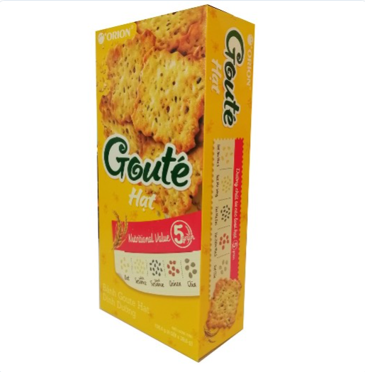ORION HỘP BÁNH GOUTE HẠT DINH DƯỠNG ORION HỘP TO 316,8G