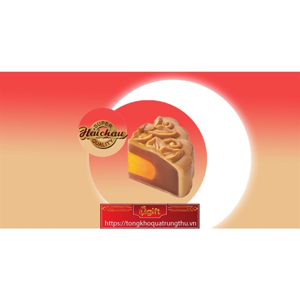 Bánh trung thu Hải Châu - Bánh Nướng Đậu Đỏ (HC.N150G.4)