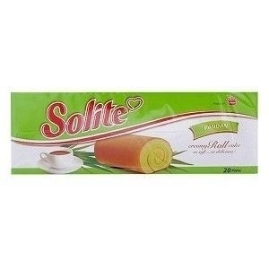 BÁNH BÔNG LAN CUỘN SOLITE VỊ LÁ DỨA 360G