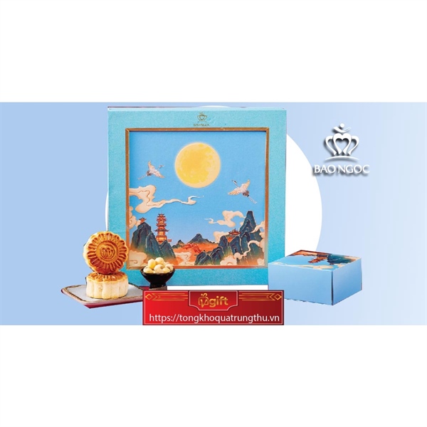 Bánh trung thu Bảo Ngọc - Hộp Thu Thủy Ngọc - AQUAMARINE (BN.BCC26)