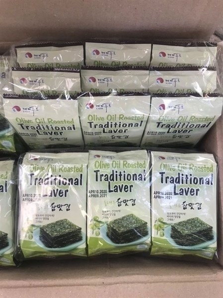 RONG BIỂN ĂN LIỀN TRADITIONAL LAVER K-FOOD 4G X 1 GÓI
