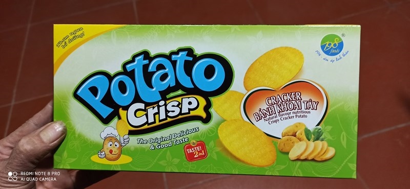 BÁNH KHOAI TÂY POTATO CRISP HÔP 150G