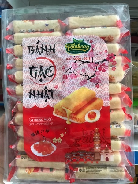 BÁNH GẠO NHẬT NAKKI VỊ TRỨNG MUỐI