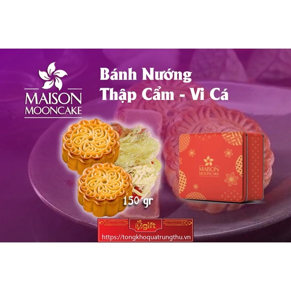 Bánh Trung Thu Mai Sơn Nướng Thập Cẩm - vi cá