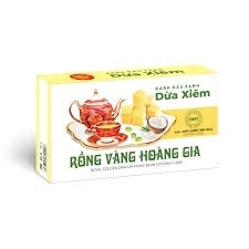 BDXRV300: BÁNH ĐẬU XANH RỒNG VÀNG H24 HỘP 300G DỪA