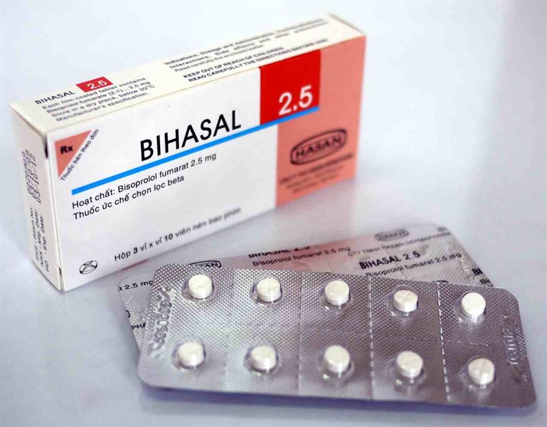 Kết quả hình ảnh cho thuốc Bihasal 2,5