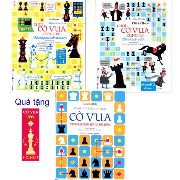 Combo 3 Quyển Chơi Cờ Vua Cùng Bé