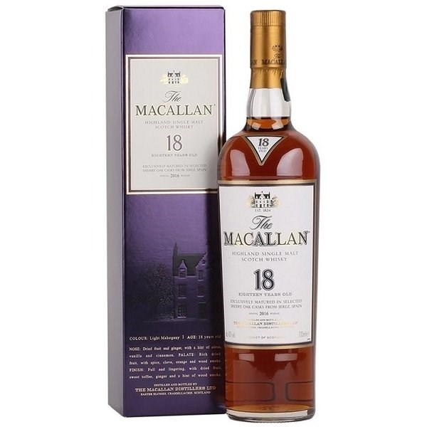 Rượu Macallan 18 Năm Eighteen (Sherry Oak Cũ) Macallan 18 Năm Eighteen (Sherry Oak Cũ)