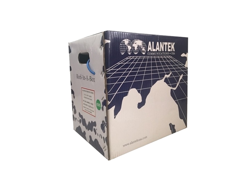 Dây mạng CAT6 24AWG loại tốt, màu xanh - (305m/cuộn) - ALANTEK