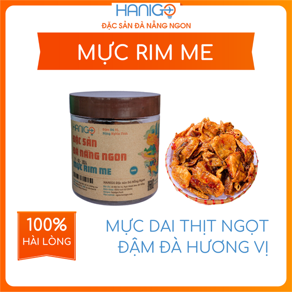 Mực Rim Me Truyền Thống - Hũ 180g - HANIGO