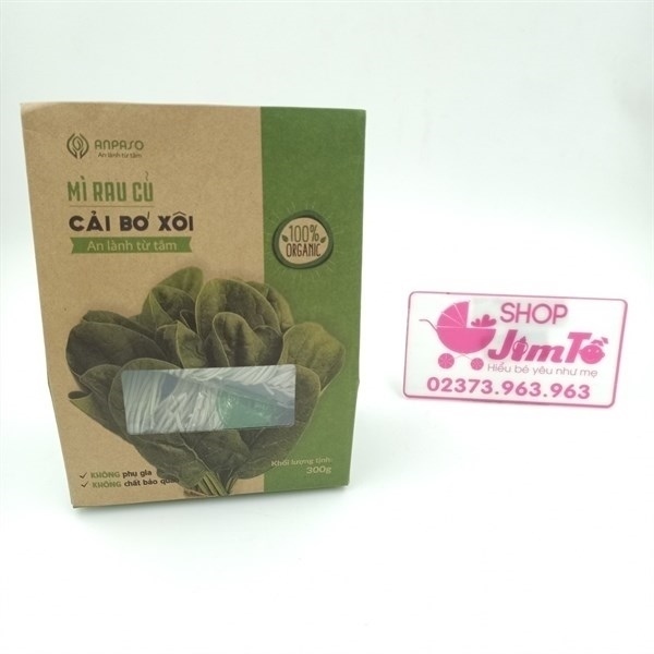 MÌ ANPASO RAU CỦ VỊ CẢI BÓ XÔI 300G