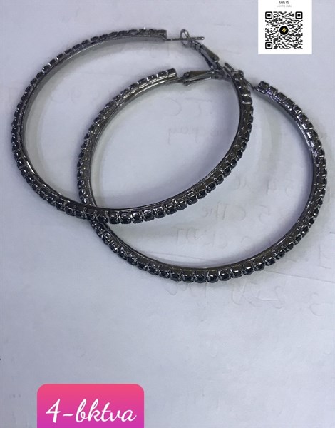 4-BKVTA-BÔNG TAI XOÀN-ĐEN-(BT2G1006DE.36T223)