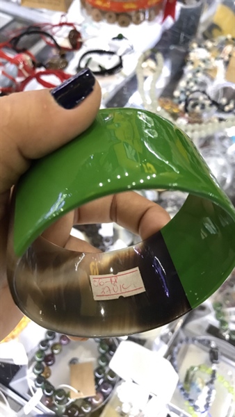 06-BP(020016819.2C)VÒNG TAY SƠN MÀI NỬA BẢN 5CM XLA