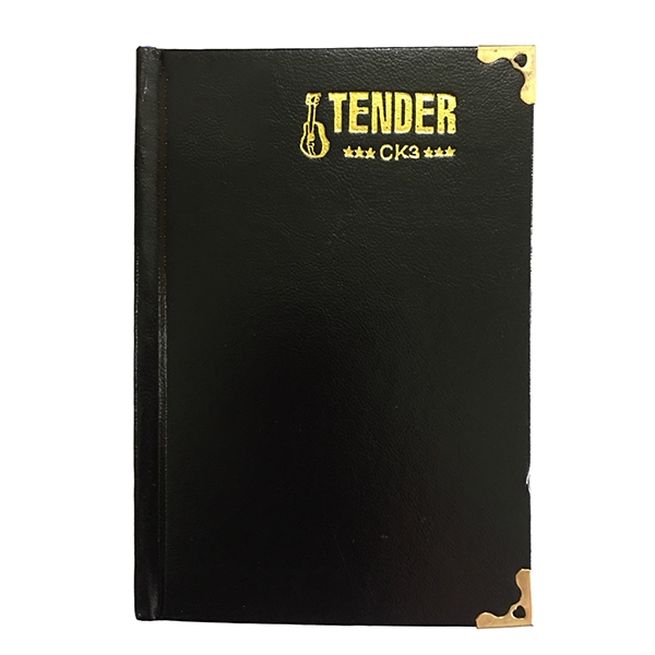 Sổ bìa da kẻ ngang 200 trang CK3 Tender 10 x 14.5 cm
