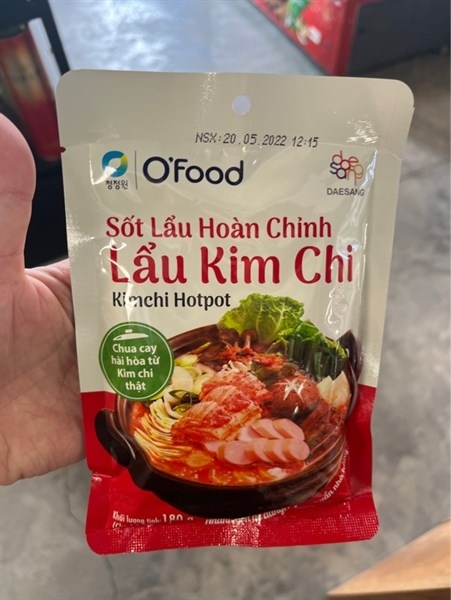 SỐT LẨU KIM CHI O’FOOD 180GR