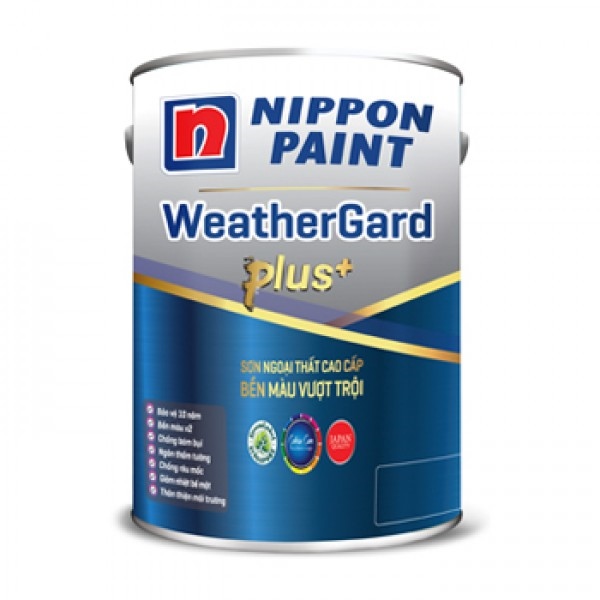 Sơn Nippon WeatherGard Plus+ 9102 Trắng (5L)