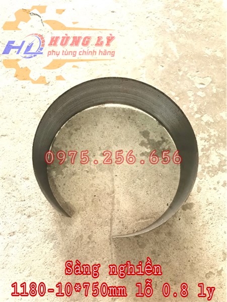 Sàng nghiền 1180-10*750mm lỗ 0.8mm