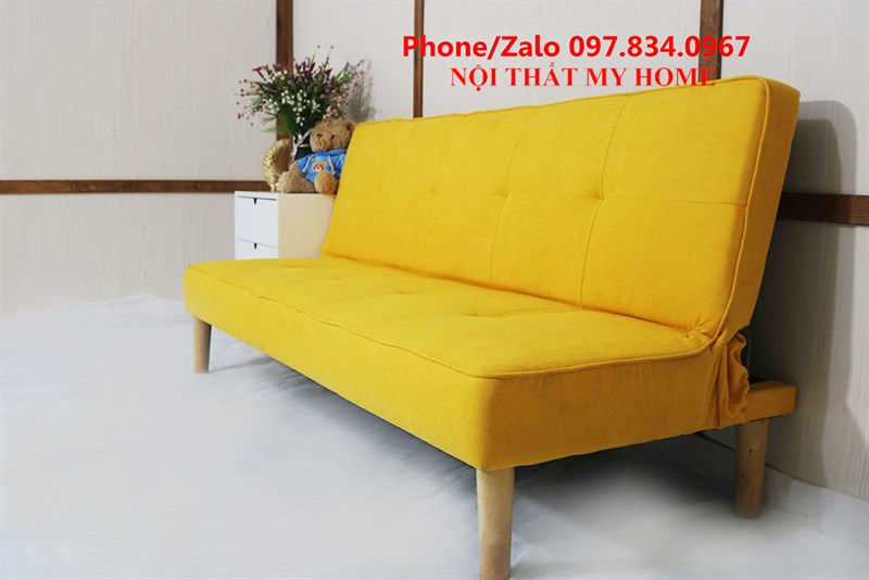 Ghế Sofa bed (chân gỗ)