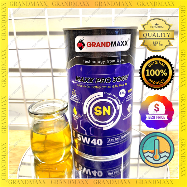 MAXX PRO 300V API SN 5W40 (TỔNG HỢP)