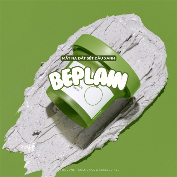 Mặt nạ đất sét đậu xanh Beplain 120ml