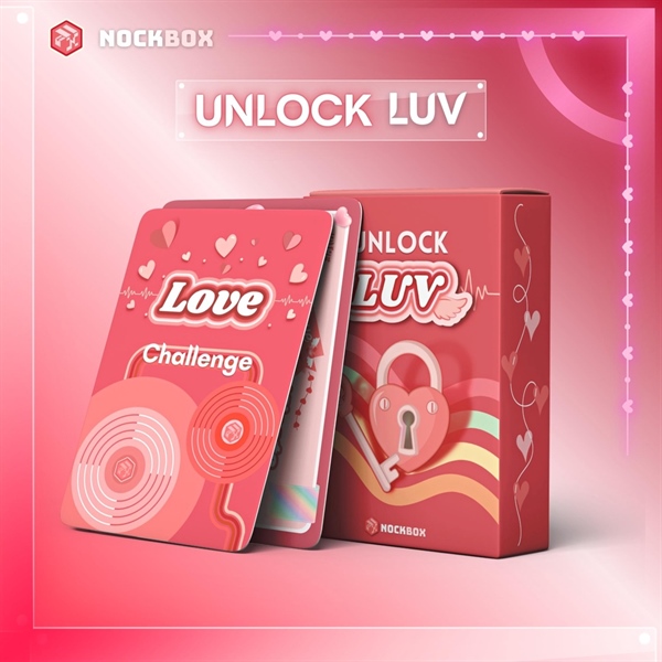 Bộ Bài Tình Yêu Unlock LUV Cặp Đôi - Board Game hẹn hò cho couple trải nghiệm ý tưởng date lãng mạn, gắn kết thấu hiểu