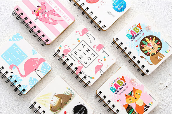 Sổ lò xo hoạt hình size nhỏ