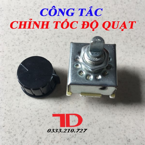 Công tắc điều chỉnh số quạt điều hoà - Công Tắc Chỉnh Tốc Độ Quạt 404