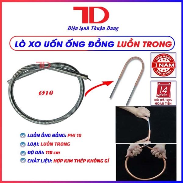 Lò xo uốn ống đồng phi 10 (110cm) - luồn trong