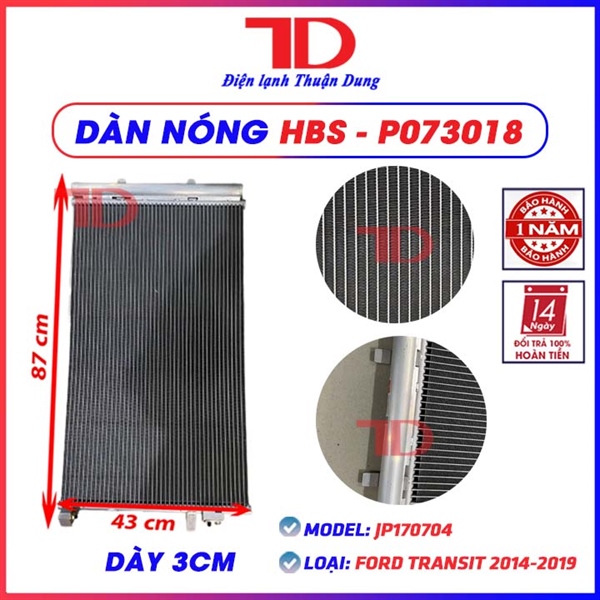 Dàn nóng HBS - P073018 Forrd Transit 2014 đến 2019