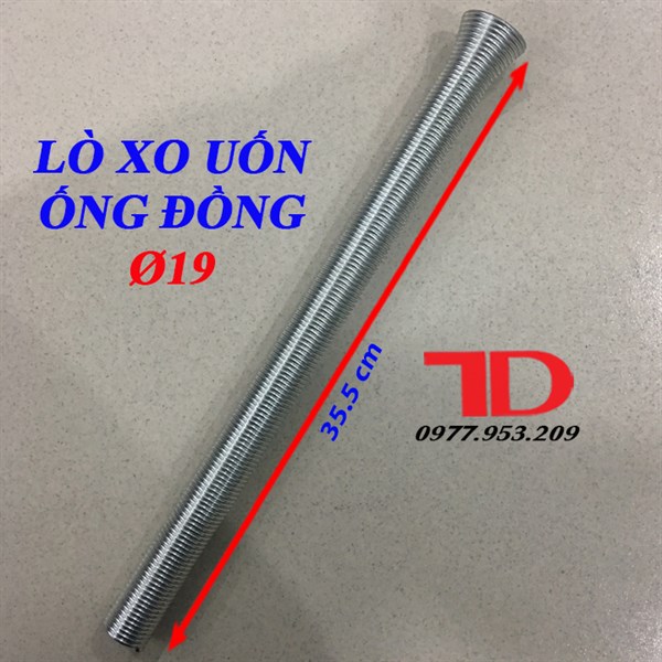 Lò xo uốn ống đồng phi 19 luồn ngoài