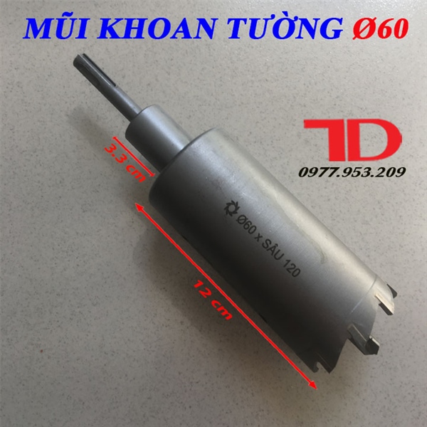 TKL - Mũi Khoan Tường Phi 60 120mm