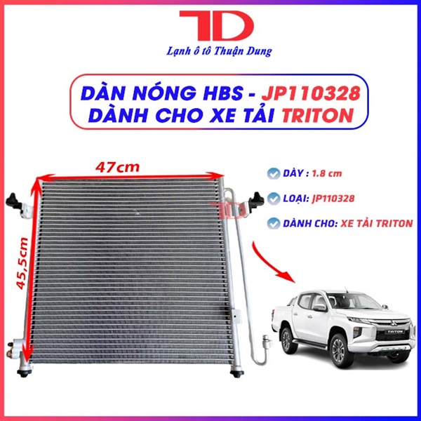 Dàn nóng HBS - JP110328 Xe tải Triton (5 cái/thùng)