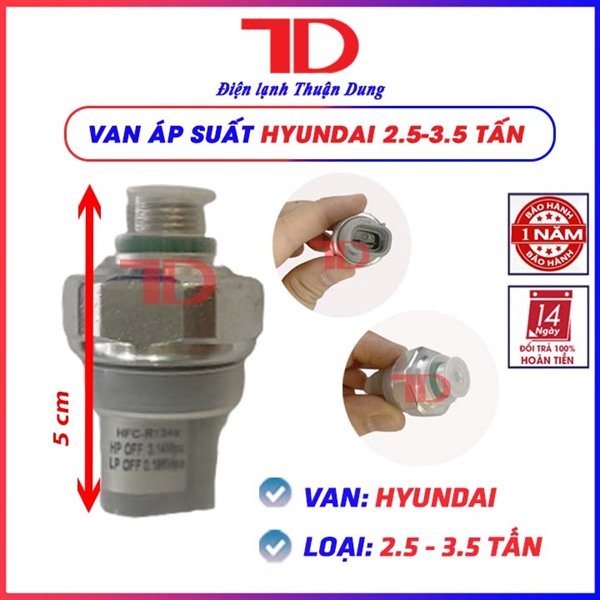 Van áp Suất Hyundai 2.5-3.5 tấn ( màu trắng)