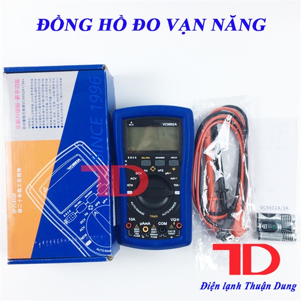 Đồng hồ vạn năng VC9802A