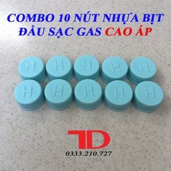 Nút nhựa bịt đầu sạc gas cao áp H màu xanh (20 cái/túi)