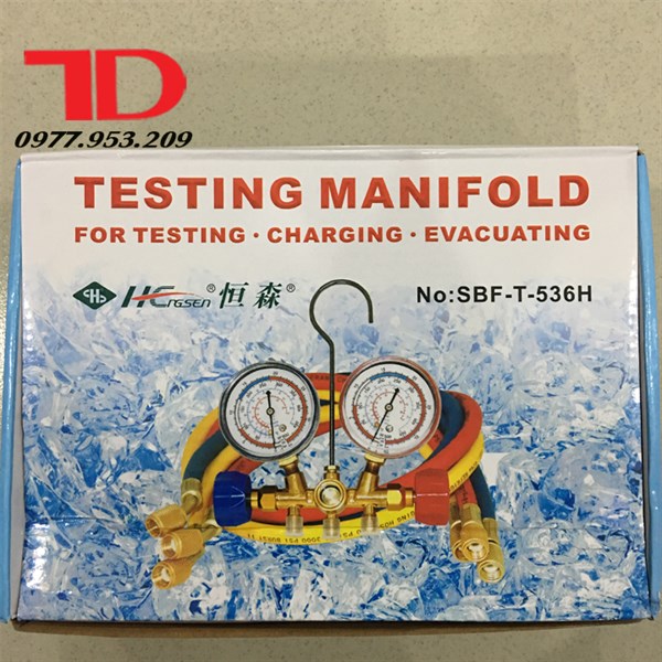 BN - ĐỒNG HỒ GAS ĐÔI ĐO ÁP SUẤT GAS MÁY LẠNH CT536H