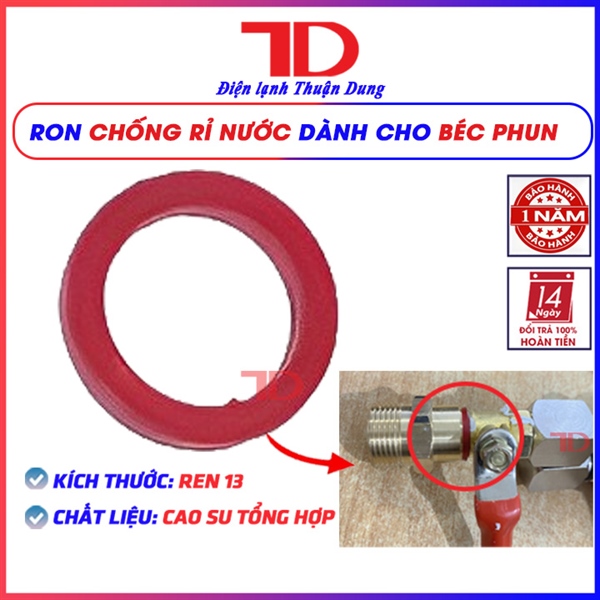 Ron chống rỉ nước, ren ngoài tròn dẹt vòng đệm cao su giúp chống rò rỉ nước, Gioăng Cao Su, Ron Cao Su