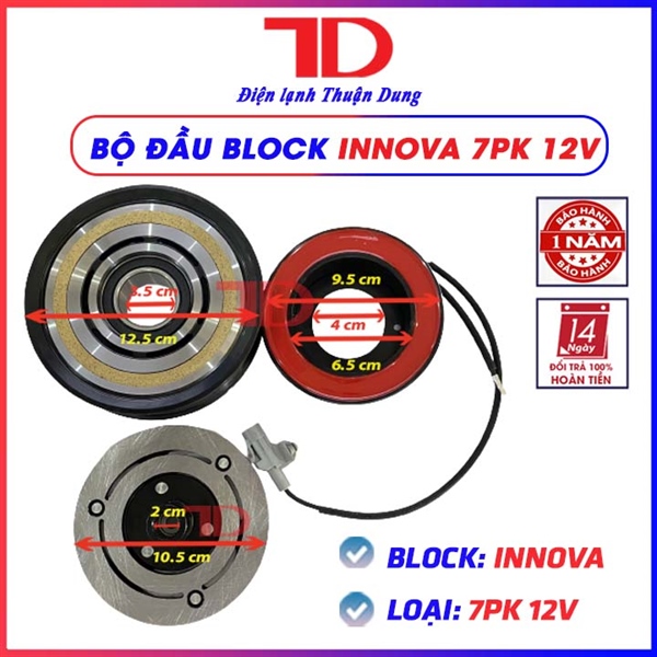 BDLTYT204 - Bộ đầu block Innova 7PK 12V