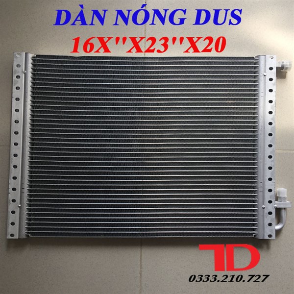 TKL - Dàn Nóng DUS 16x23x20, Dàn Nóng Điều Hòa Ô Tô