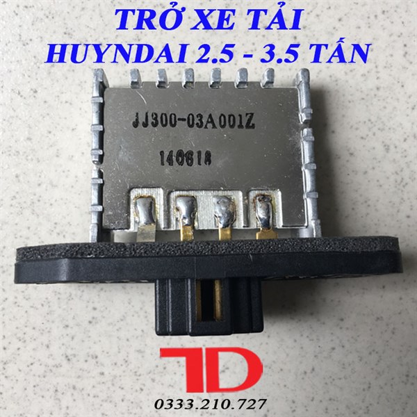 Trở xe tải HYUNDAI 2.5 - 3.5 Tấn