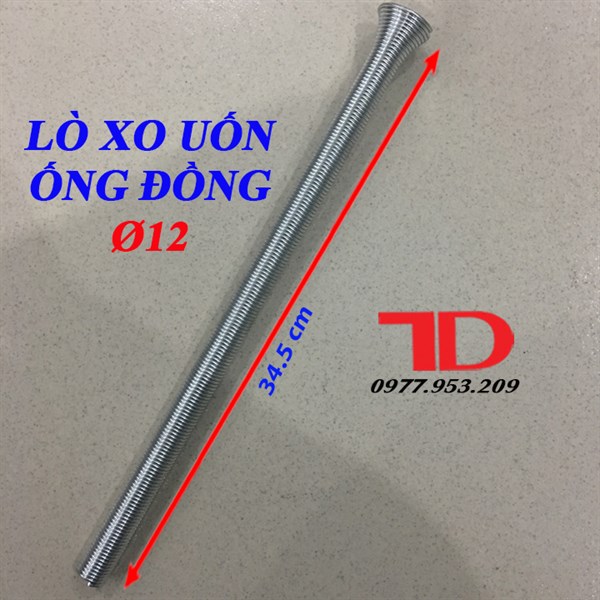 Lò xo uốn ống đồng phi 12 luồn ngoài